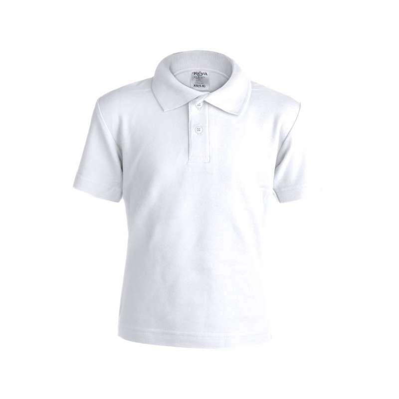 Polo Enfant Blanc 180G - Polo enfant à prix grossiste