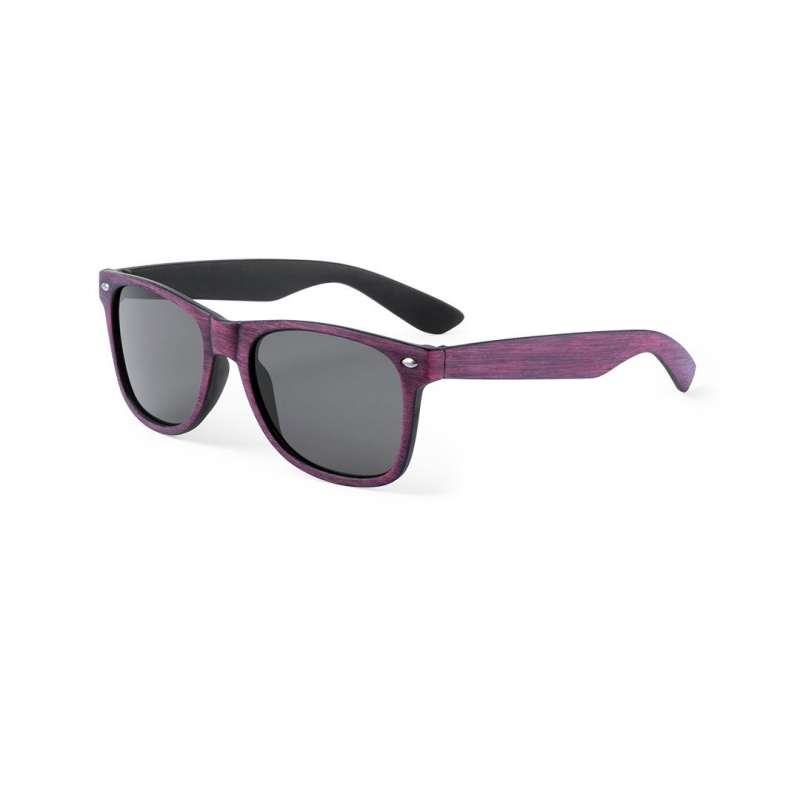 Vintage Wood Effect Sunglasses UV400 Protection - Leisure item at wholesale prices