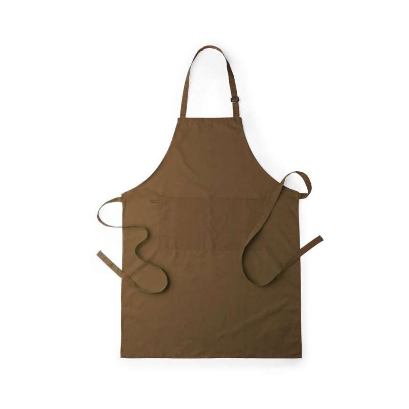 Knee-Length Cotton-Polyester Apron with Pockets at wholesale prices - Textiles at wholesale prices