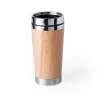 Thermische Glas - 500ml met Houten Buitenkant - Glas tegen groothandelsprijzen