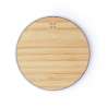 Natural Bamboo Wireless Charger with USB Cable - Phone Accessories at wholesale prices