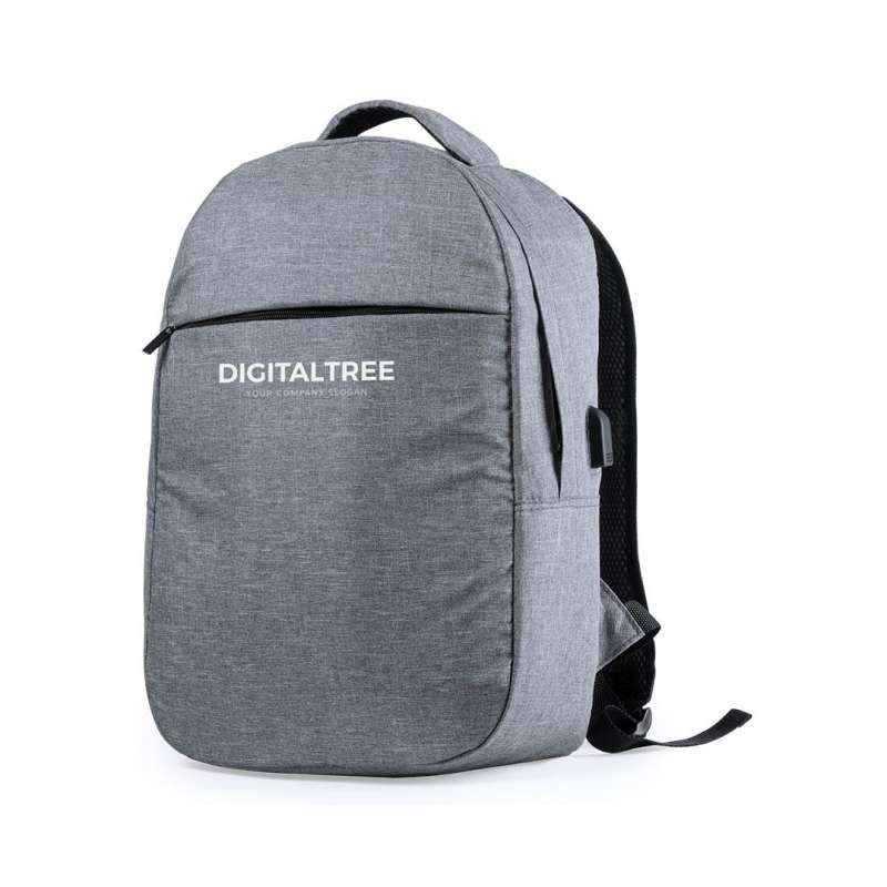 Durable 15-Inch RFID Backpack with USB Port - Backpack at wholesale prices