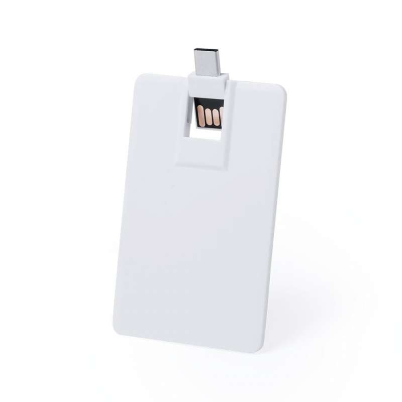 16GB Ultra-Slim USB Drive with Folding Mechanism - Office supplies at wholesale prices