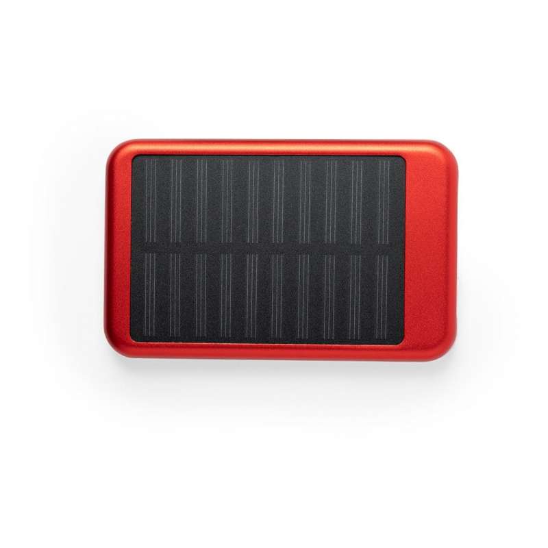 4000mAh Solar Power Bank - Aluminum Case at wholesale prices - Smartphone accessories at wholesale prices