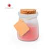 Scented Candle in Glass Jar with Cork - Recyclable accessory at wholesale prices