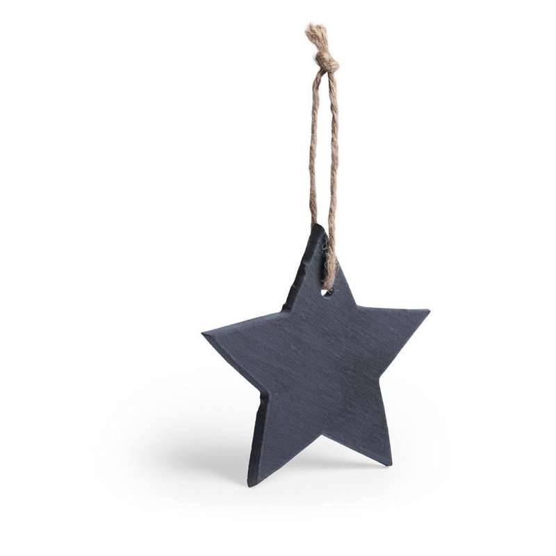Eco-Friendly Slate Christmas Ornament - Tree Shape - Christmas accessory at wholesale prices