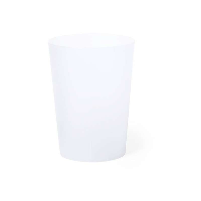 500ml Frosted Eco-Reusable PP Cup at wholesale prices - Glass at wholesale prices