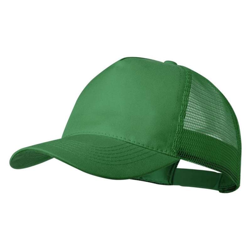 5-Panel Polyester Cap with Mesh Back - Sublimation Cap at wholesale prices