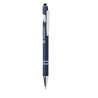 Bold Aluminum Push Ballpoint Pen with Rubber Finish - Ballpoint pen at wholesale prices