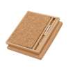 Eco-Friendly A5 Cork Notebook with Pen - Stationery item at wholesale prices