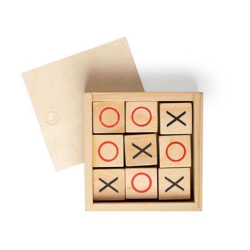 Juego de mesa de madera en caja deslizante - Juego de madera a precios de mayorista