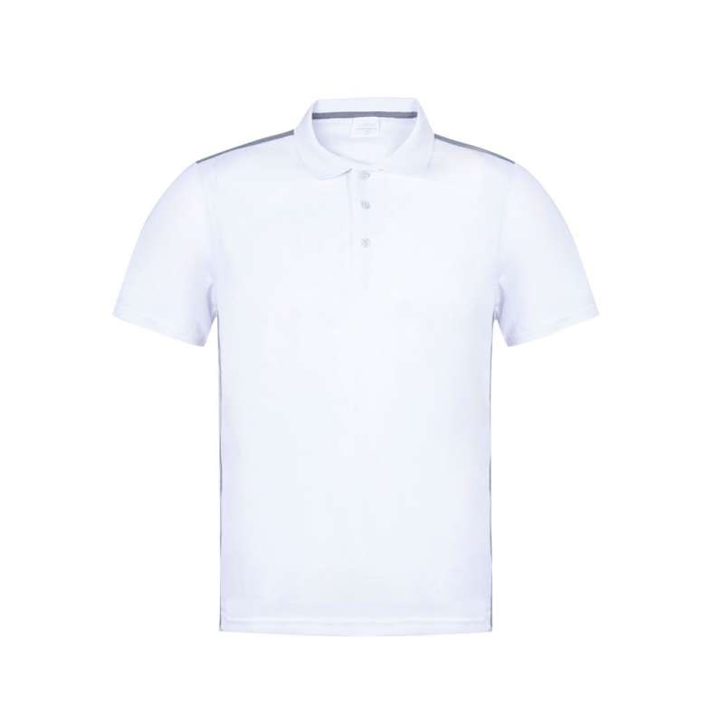 Tvåfärgad vuxenpolo andningsbar 180g/m2 S-XXL - Polo herr till grossistpris