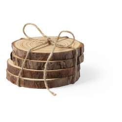 Natural Pine Round Coasters...