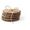 Natural Pine Round Coasters Set of 4 - coaster at wholesale prices