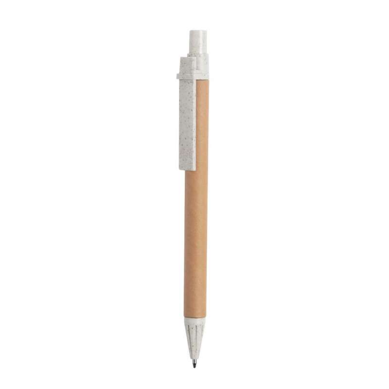 Eco-Friendly Recycled Cardboard Click Pen - Stationery item at wholesale prices