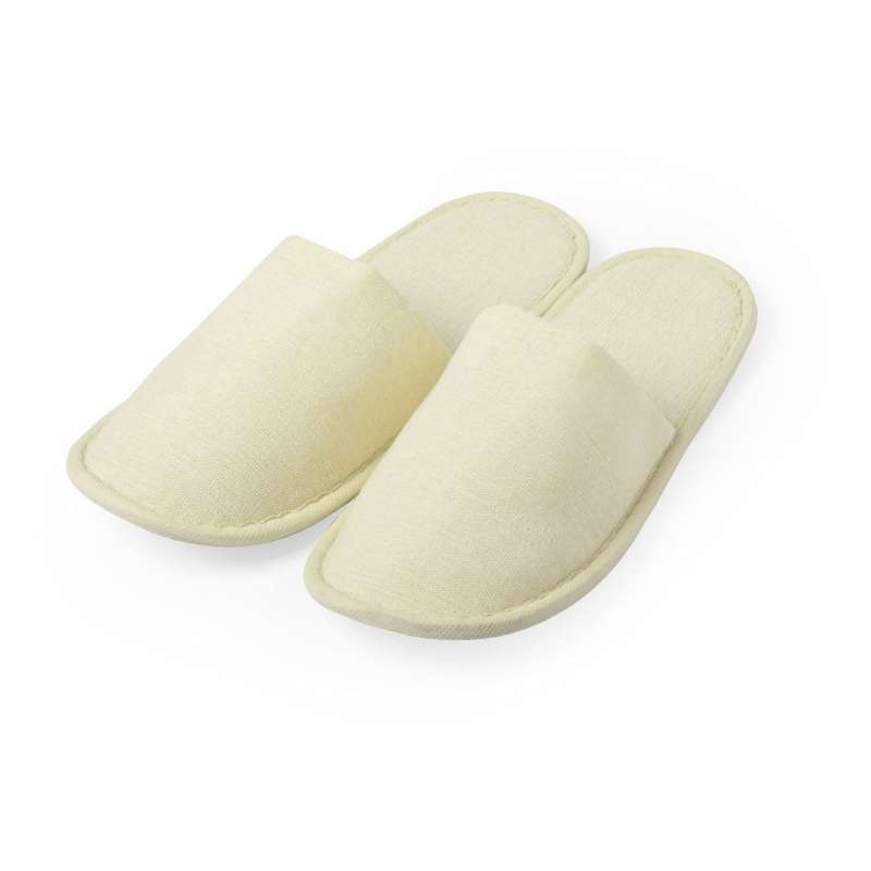 Natural Cotton/Polyester Unisex Slippers, Size 36-43 - Slipper at wholesale prices
