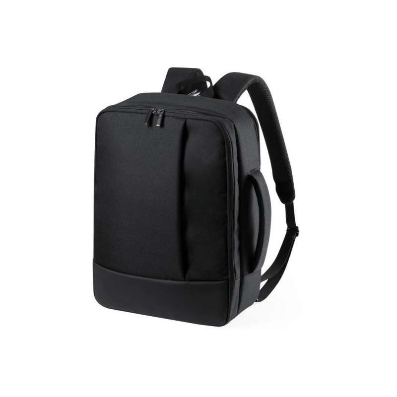 15-Inch Laptop Backpack with Faux Leather Details - Briefcase at wholesale prices