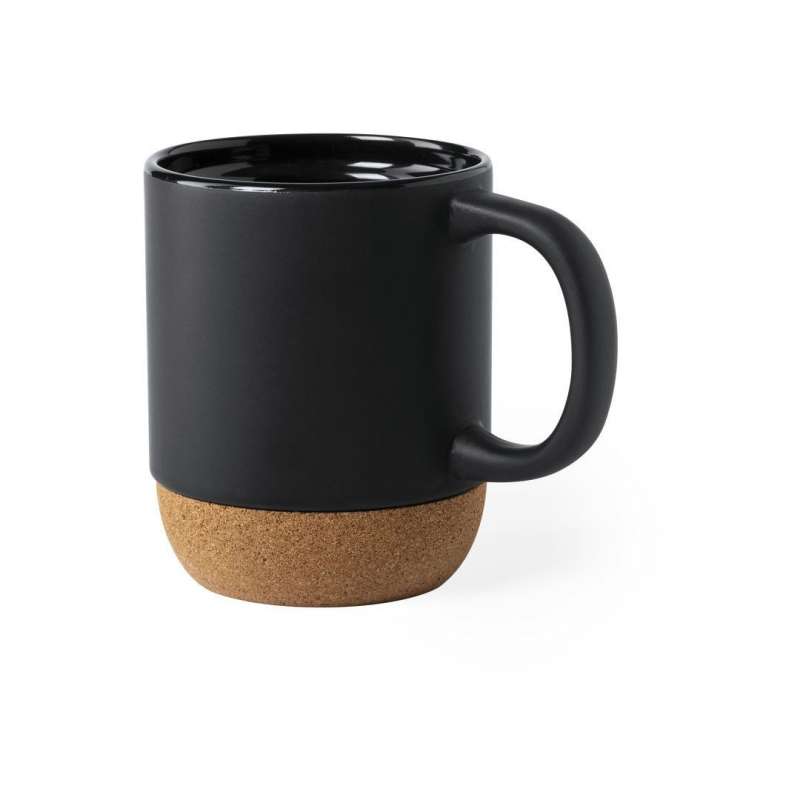 Eco-Friendly 420 ml Ceramic Mug with Cork Base - Mug at wholesale prices