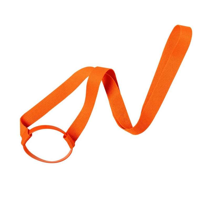 Justerbar Silikon Nyckelband med Koppfäste - Tour de cou (lanyard) in Swedish is "Nackrem". till grossistpris
