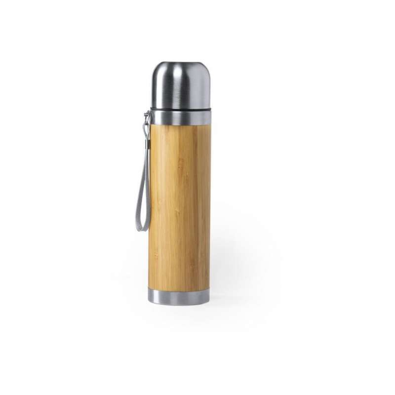 Eco-Friendly 420ml Bamboo & Stainless Steel Thermos at wholesale prices - Wooden product at wholesale prices