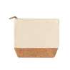 Eco-Friendly Cork and Cotton Makeup Pouch - Toiletry bag at wholesale prices