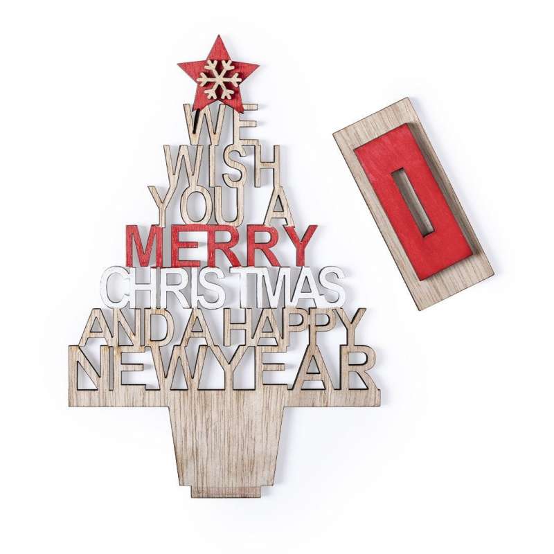 Albero di Natale in legno 30 cm a prezzi all'ingrosso - Decorazioni di Natale a prezzi all'ingrosso