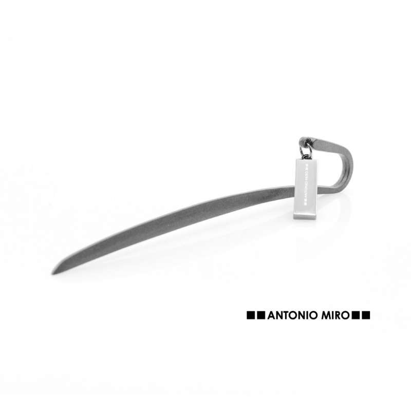 Segnalibro metallico grigio scuro elegante a prezzi all'ingrosso - Segnalibro a prezzi all'ingrosso