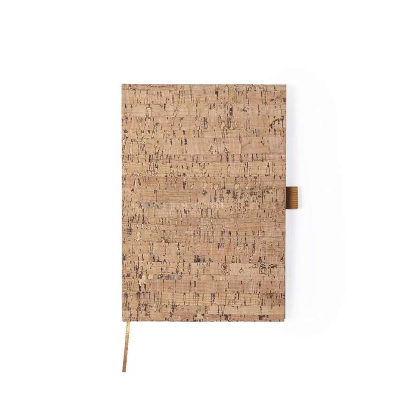 A5 Cork Hardcover Notebook with Bookmark at wholesale prices - notebook at wholesale prices