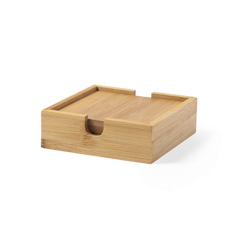 Natural Bamboo Coaster Set of 4 at wholesale prices - coaster at wholesale prices