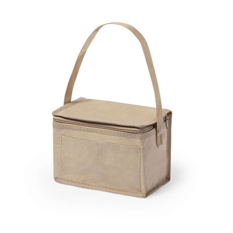 Natural 6-Can Insulated Cooler Bag - Insulated bag at wholesale prices