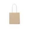 Robust papir totebag med lange bomuldsstropper - Naturlig taske til engrospris Robust papir totebag med lange bomuldsstropper - Naturlig taske til engrospris
