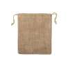 20 x 16 cm Natural Jute Drawstring Bag - Jute bag at wholesale prices