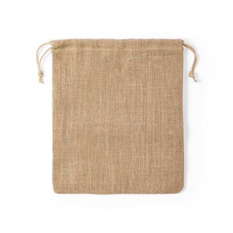 Saco de Jute 30x25 cm com Cordão - Saco de juta a preço grossista