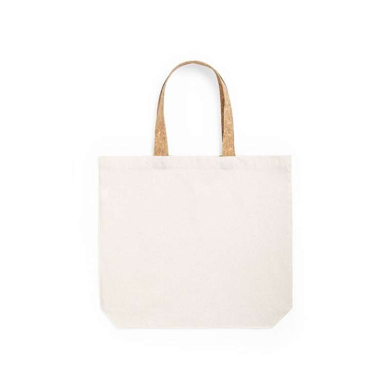 Natural Cotton Tote Bag 53cm Handles - Natural bag at wholesale prices