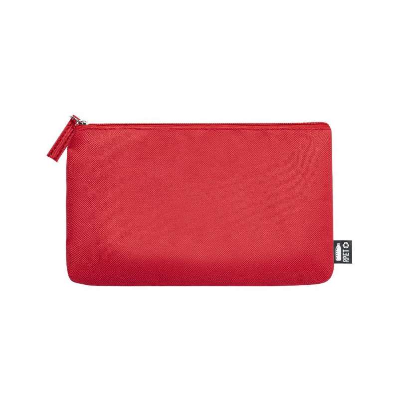600D Recycled Polyester Zippered Pouch at wholesale prices - Toiletry bag at wholesale prices