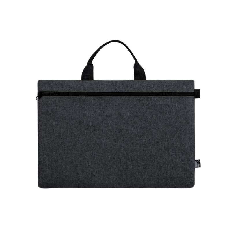 Recycled 600D Document Holder with Zipper at wholesale prices - Bag at wholesale prices
