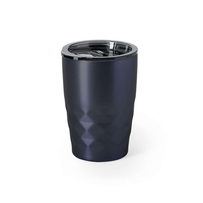 Copo Térmico Inox 350ml com Doseador - Vidro a preço grossista