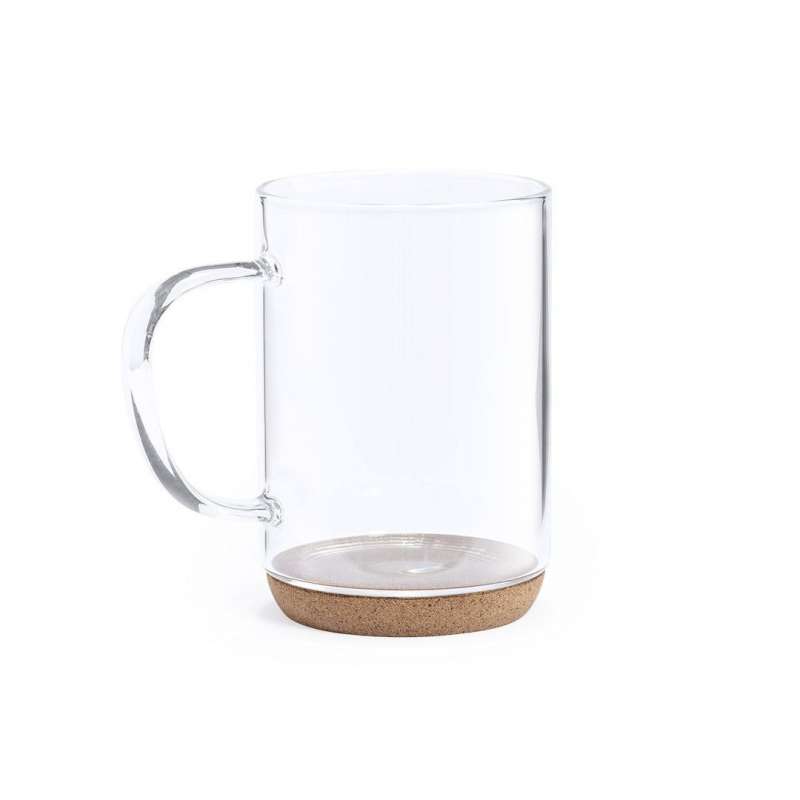 Hållbar borosilikatglas 450 ml kopp - glas mugg till grossistpris