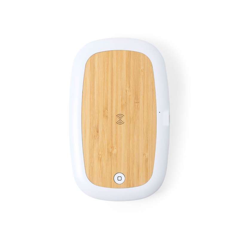 UV Sterilizer Box with Bamboo Charger - Wireless charger at wholesale prices