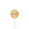 Caricatore Wireless 10 Watts in Bambù con USB - Caricabatterie a induzione a prezzi all'ingrosso