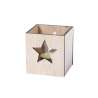 Candela di Natale in vetro vaniglia 250g - Accessorio di Natale a prezzi all'ingrosso