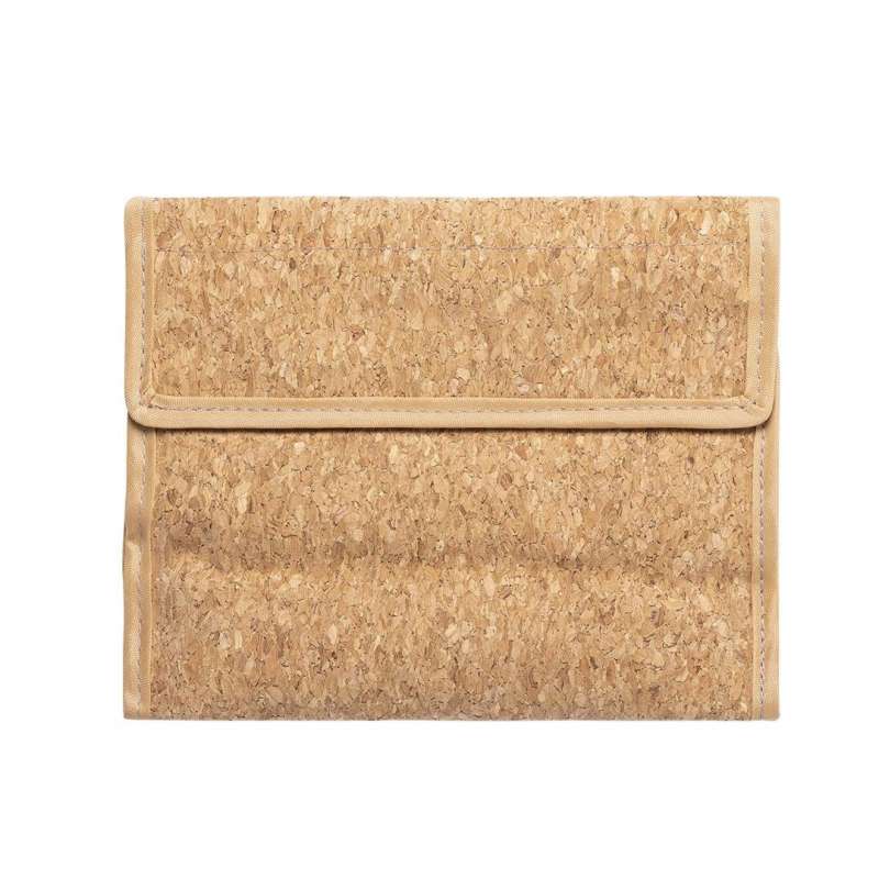 Natural Cork Bottle Cooler with Adjustable Velcro - Natural bag at wholesale prices