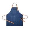 Delantal de Denim Corto con Poches - Delantal a precios de mayorista