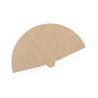 Ventaglio in cartone riciclato 430g/m2 - Accessorio riciclabile a prezzi all'ingrosso