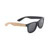 Black UV400 Sunglasses with Cork Arms - Sunglasses at wholesale prices Black UV400 Sunglasses with Cork Arms - Sunglasses at wholesale prices