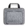 Recycled Felt Document Holder with Zipper, Tan - Recyclable accessory at wholesale prices