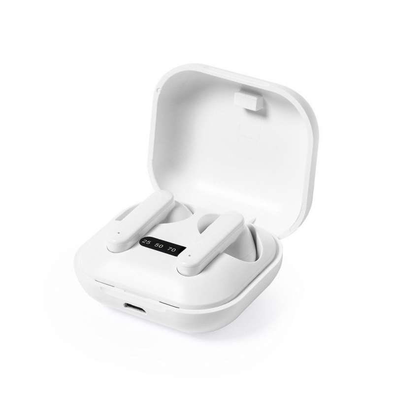 Cuffie Intraurali Bluetooth® 5.0 Bianche - Accessorio riciclabile a prezzi all'ingrosso