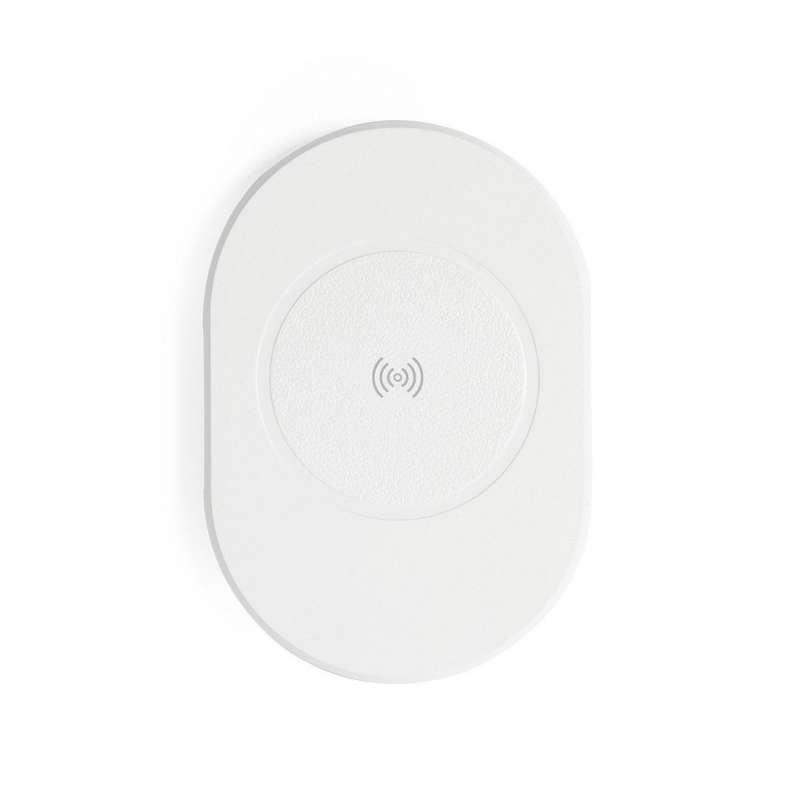 TrådlØs oplader 10 Watts oval med RABS kabinet - Genanvendeligt tilbehør til engrospris