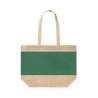Reinforced Laminated Jute Cotton Tote Bag - Natural bag at wholesale prices