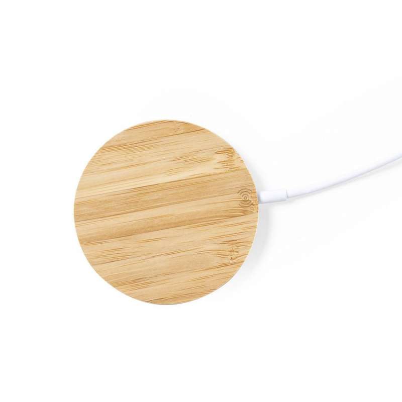 10 Watts Bamboo Wireless Charging Stand, 100cm USB - Wireless charger at wholesale prices